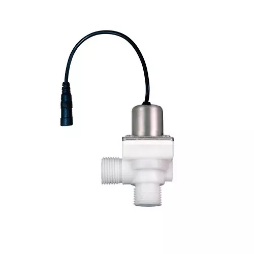Bharat Photon Right Angle Solenoid Valve 6 V DC Teflon Body L Shape Size 1/2 inch (12.7 mm) for BPE Products