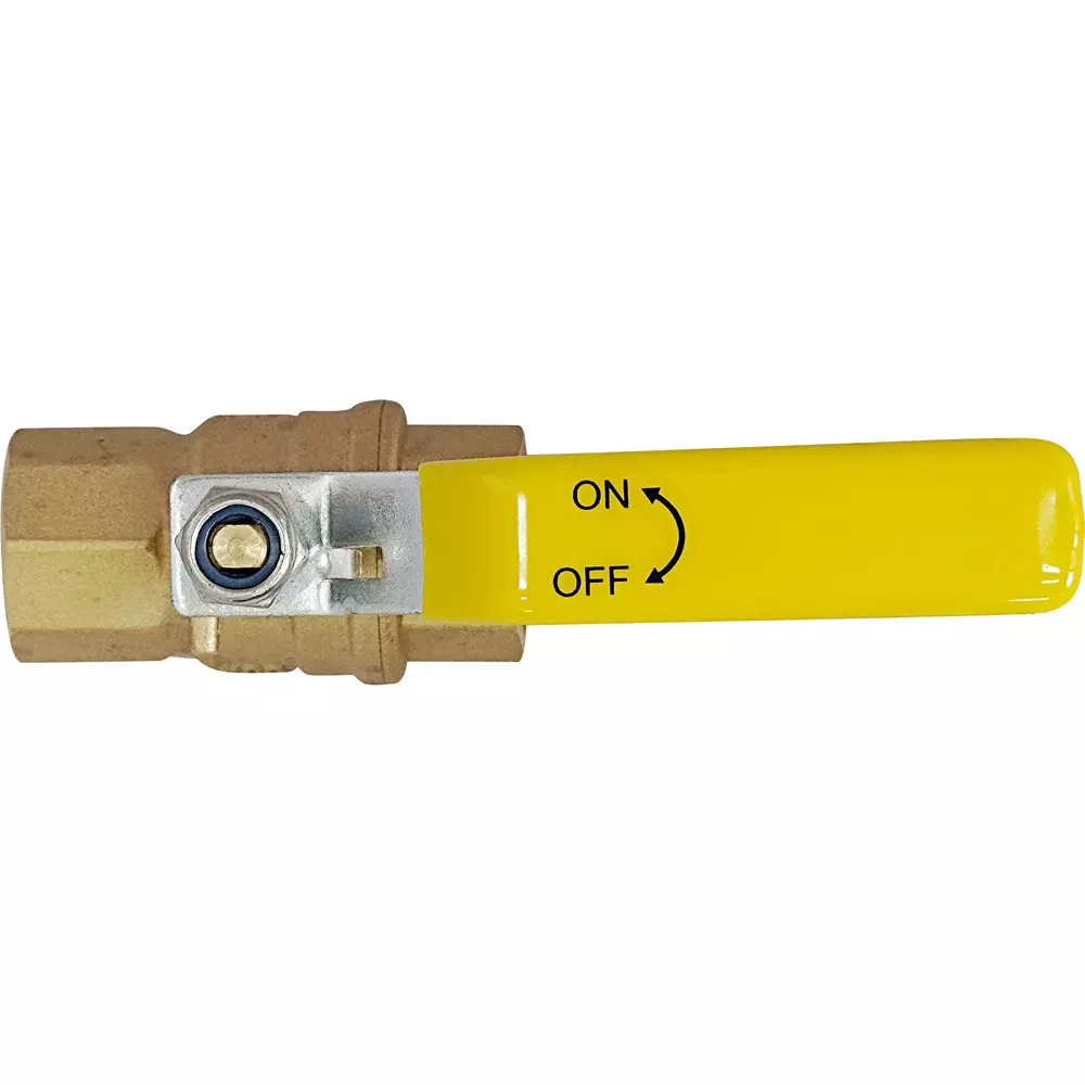 MonotaRO Ball Valve Full Bore Brass Type 600 15 mm Nominal Diameter, 46024