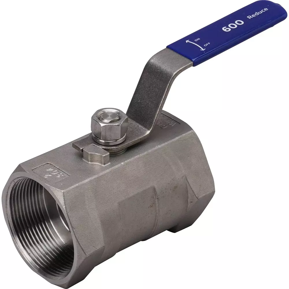 MonotaRO Ball Valve Reduced Bore Stainless Steel (SUS304) 600 Type, 50A