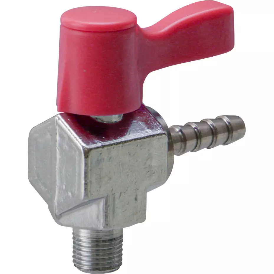 MonotaRO Ball Valve Hose Nipple Integrated Type Small Angle Type, 41563717