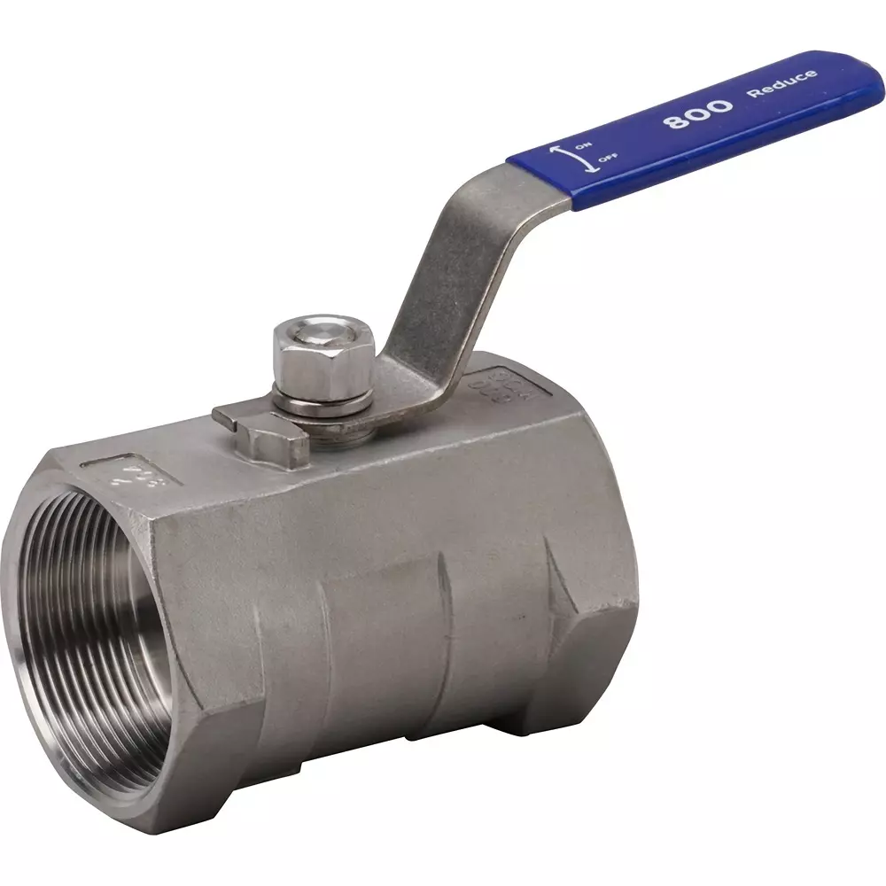 MonotaRO Ball Valve, Reduced Bore, Stainless Steel (SUS304), 800 Type, 48287367