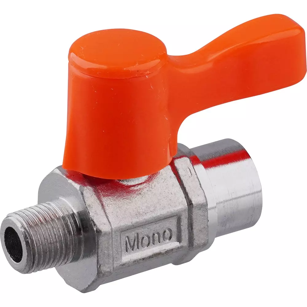 MonotaRO Small Ball Valve External / Internal Threaded Type, 32621671