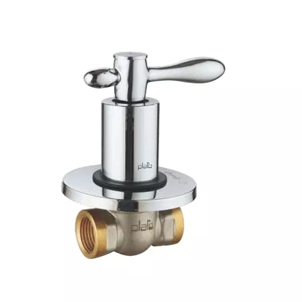 PLATO Control Valve Heavy Special Forged Brass Wall Mount Silver 25 mm, CTV 003