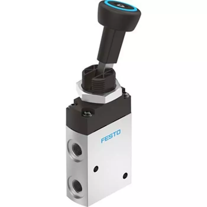 Festo Manual Pneumatic Relay Pneumatic Manual Control Valve VHEF Series, G 1/4, 1/4 inch, VHEF-VT-B32-G14