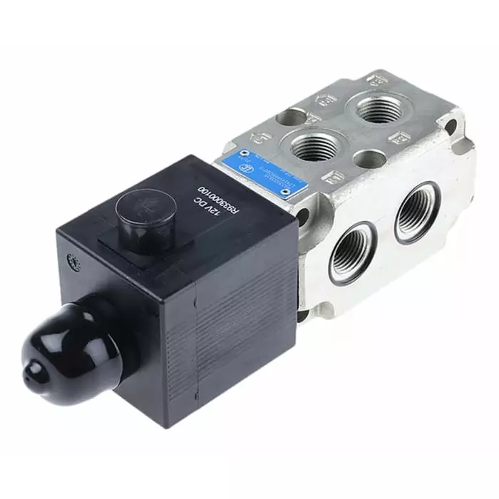Bosch Rexroth Oil Control CETOP Mounting Hydraulic Flow Control Valve, G 1/2, 300bar, 6-way, 90L/min, R933003835