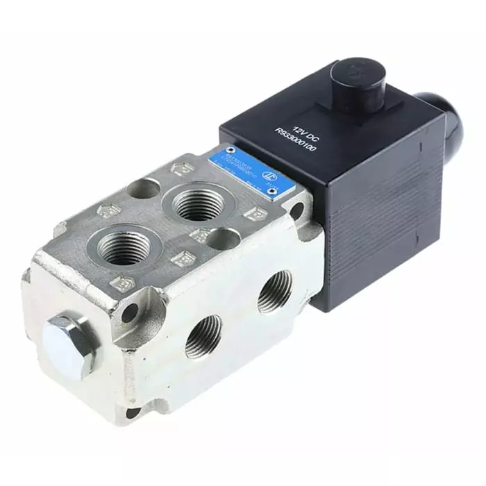 Bosch Rexroth Oil Control CETOP Mounting Hydraulic Flow Control Valve, G 1/2, 300bar, 6-way, 90L/min, R933003835
