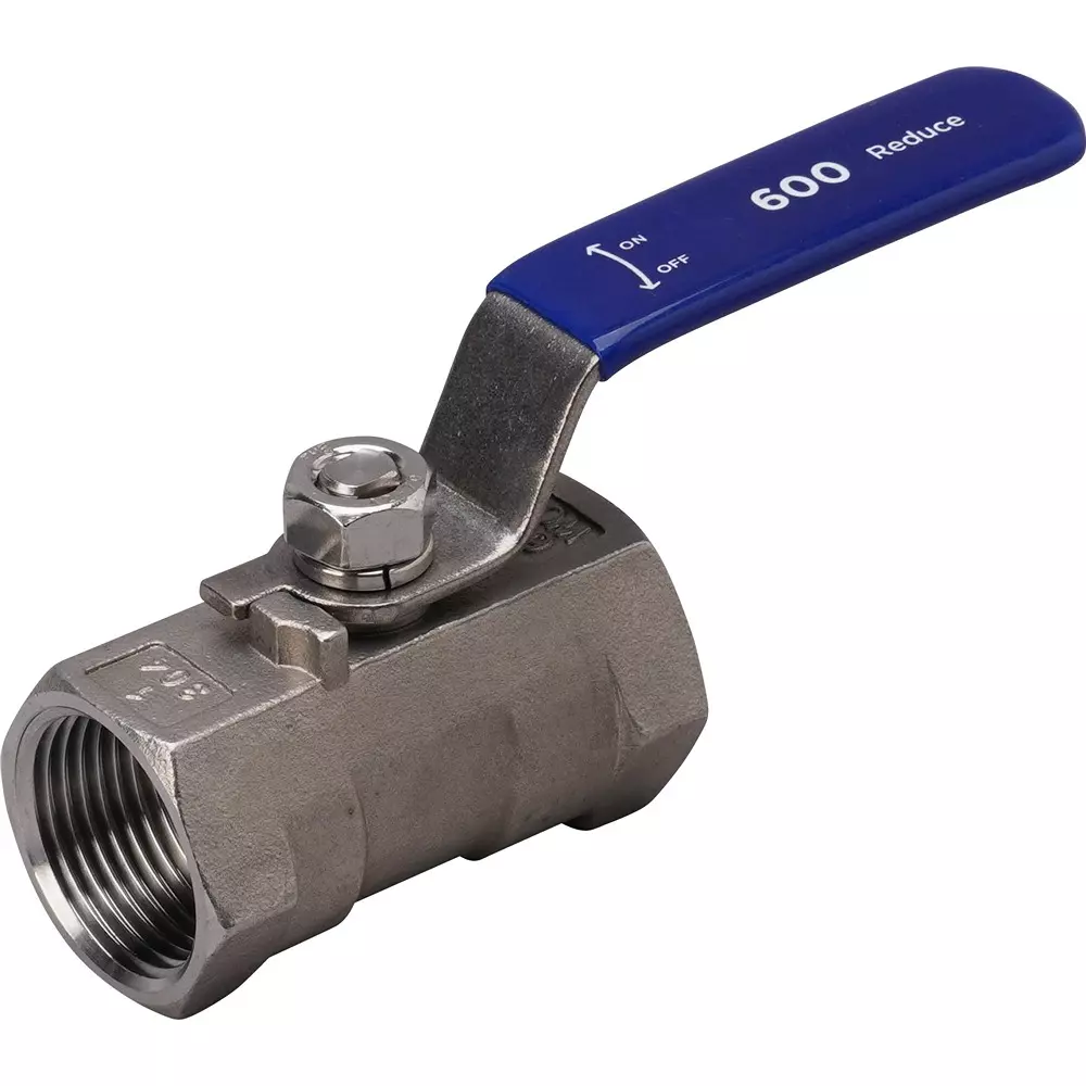 MonotaRO Ball Valve Reduced Bore Stainless Steel (SUS304) 600 Type, 25A
