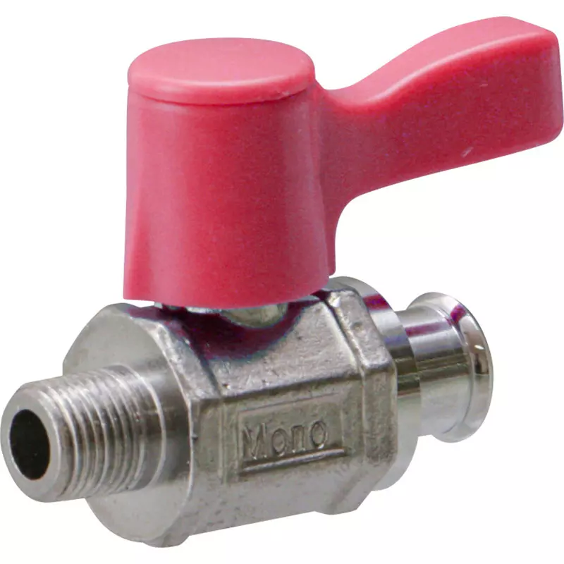 MonotaRO Ball Valve Small Drain Type Straight Type, 41563699