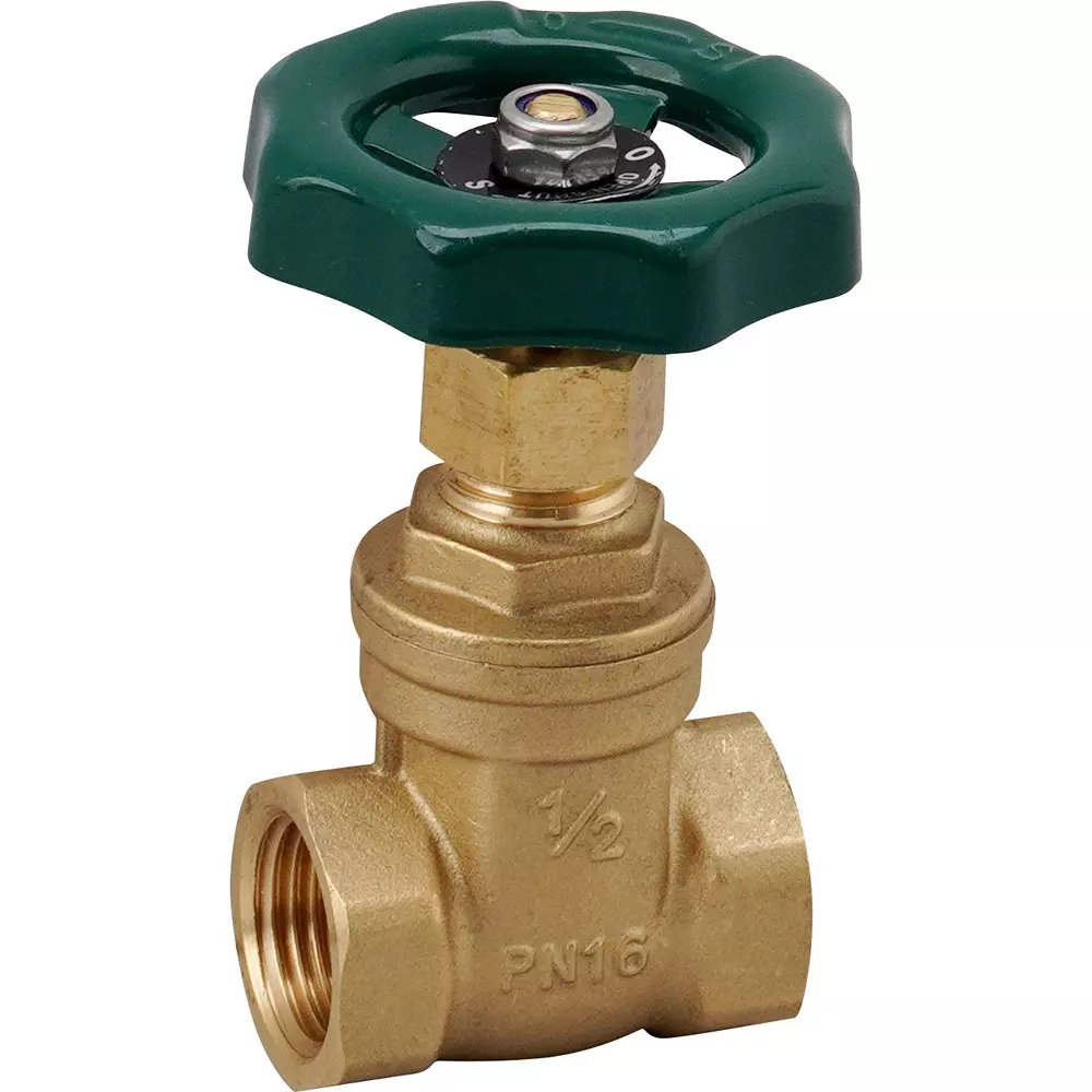 MonotaRO Gate Valve Brass Type 125 15 mm Nominal Diameter, 46024