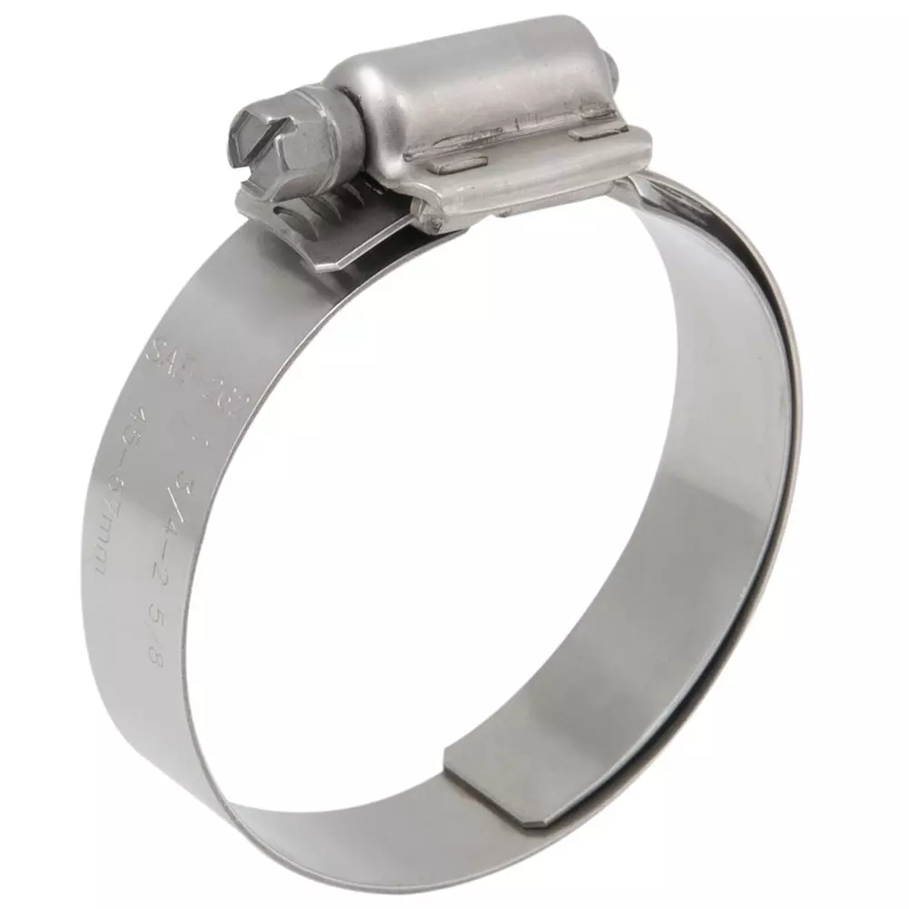 RS PRO Hose & Jubilee Clip Stainless Steel 0.8 mm Slotted Hex Hose Clip 219 mm 25 mm, 2710129 (Pack of 2)