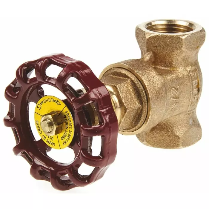 RS Pro Gate Valve, 1/2 inch Bronze with 78mm Handle Height