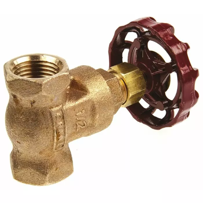 RS Pro Gate Valve, 1/2 inch Bronze with 78mm Handle Height