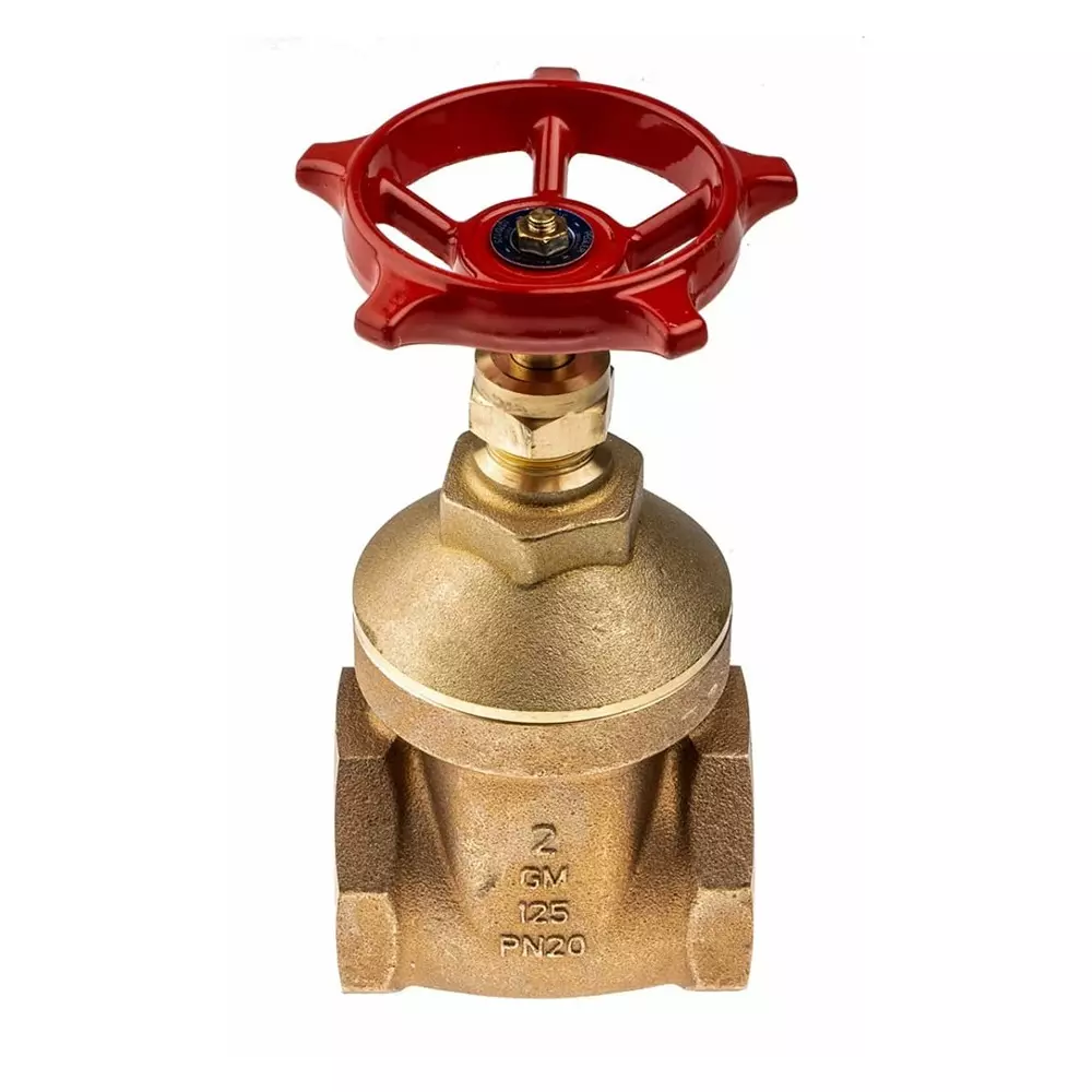 RS Pro Gate Valve, 2 inch Bronze with 170mm Handle Height