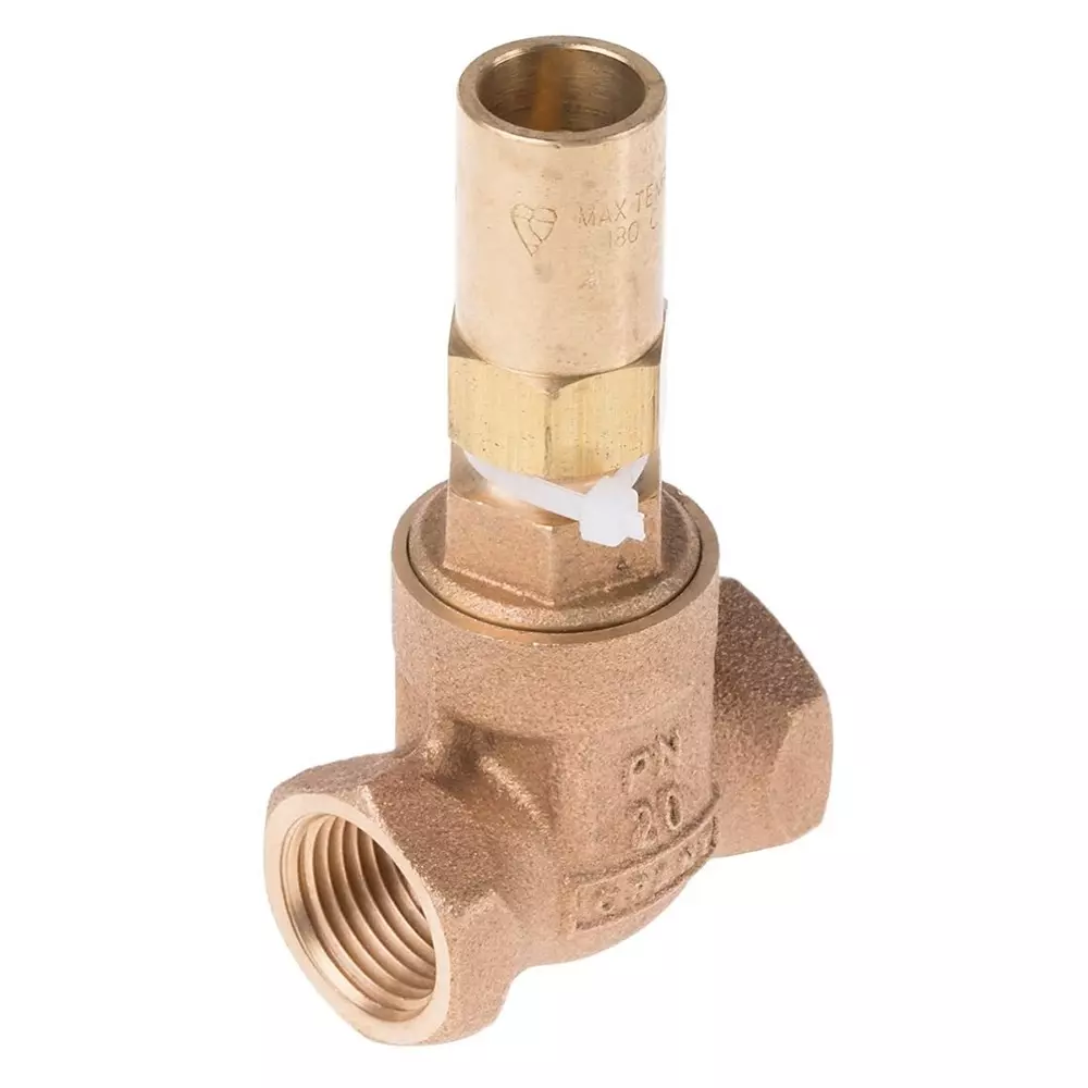 RS Pro Gate Valve, 1/2 inch Bronze with 73mm Handle Height