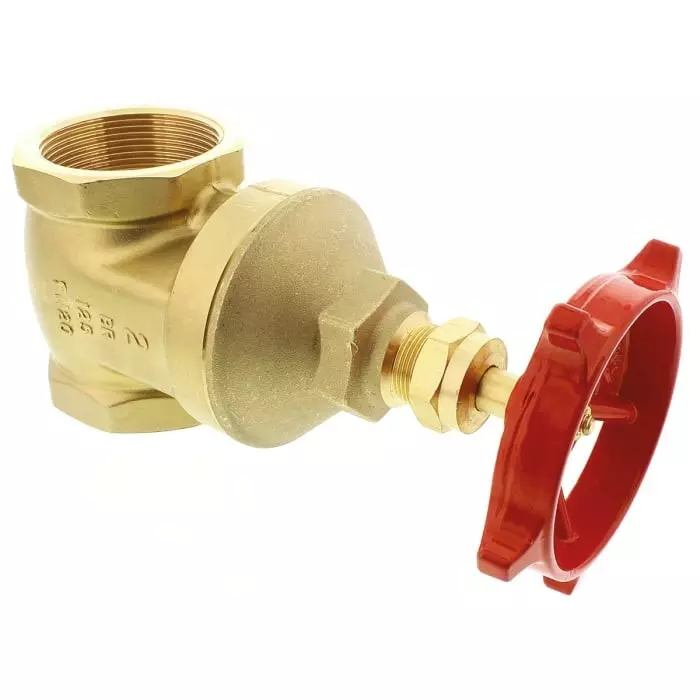 RS Pro Gate Valve, 2 inch Brass with 170mm Handle Height