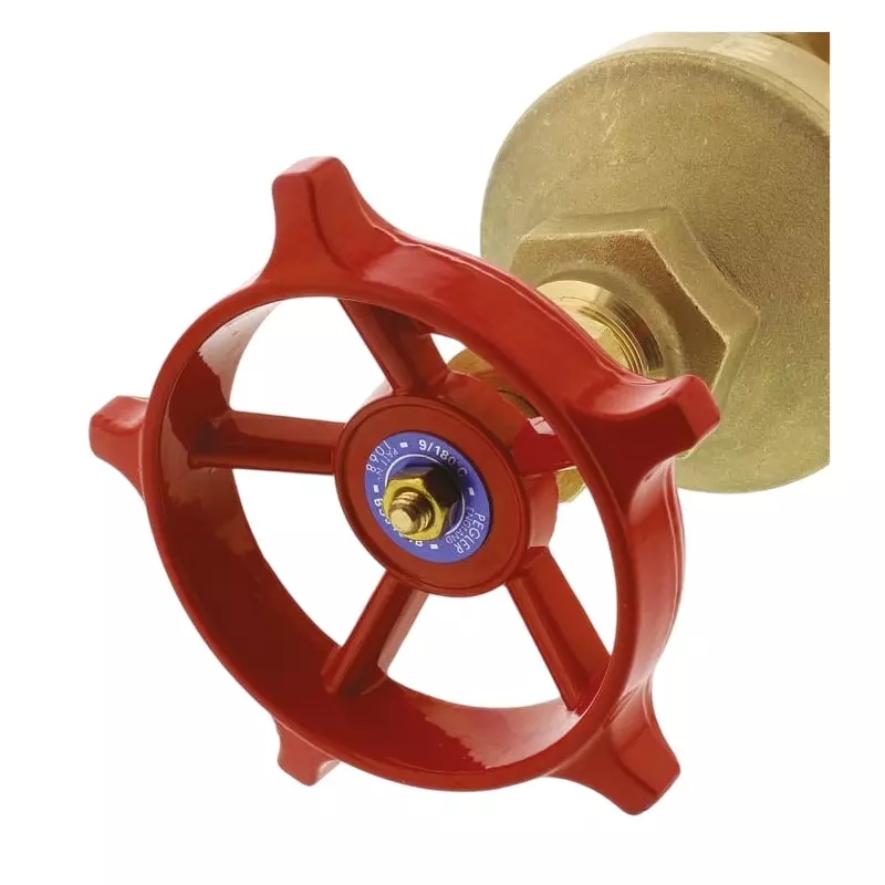 RS Pro Gate Valve, 2 inch Brass with 170mm Handle Height
