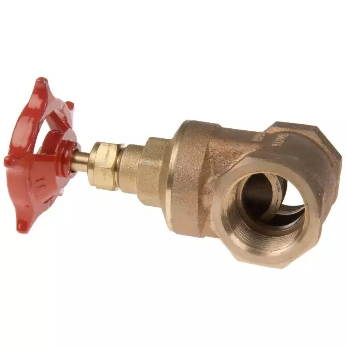 RS Pro Gate Valve, 1 inch Bronze with 110mm Handle Height
