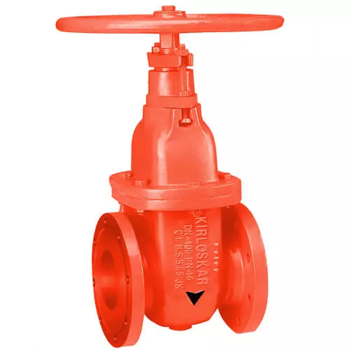 Kirloskar Rising Spindle Sluice Valves Cast Iron 125 mm (5 inch) PN-1.0