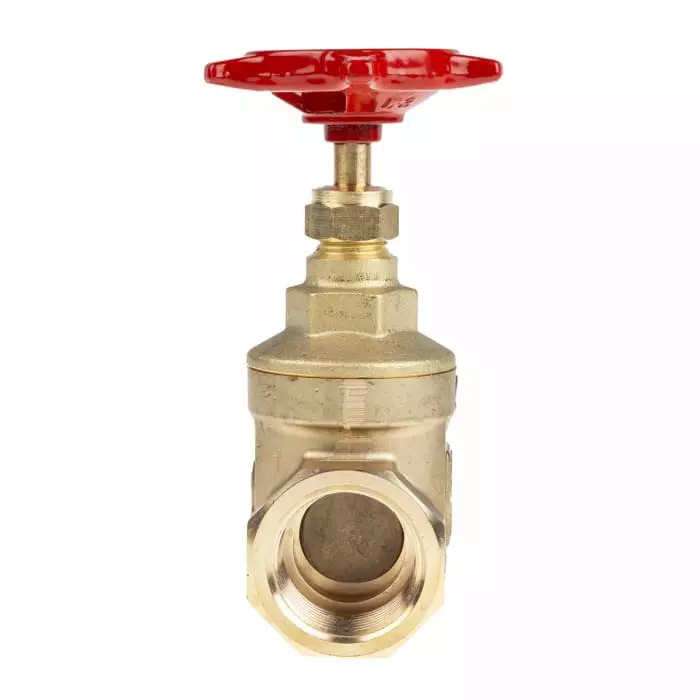RS Pro Gate Valve, 1 inch Brass with 110mm Handle Height