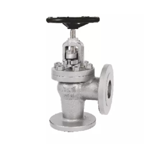 Buy Kranti 1 inch, 25 mm Cast Iron Angle Globe Valve, PV-102A from Industrybuying.com