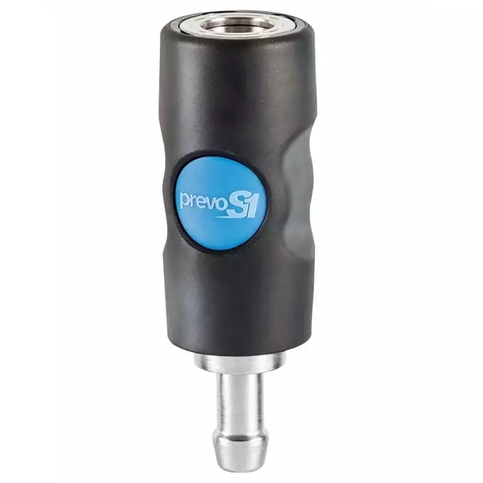 PREVOST Composite Body Safety Quick Connect Coupling, 13 mm Hose Barb, ISI 081813CP