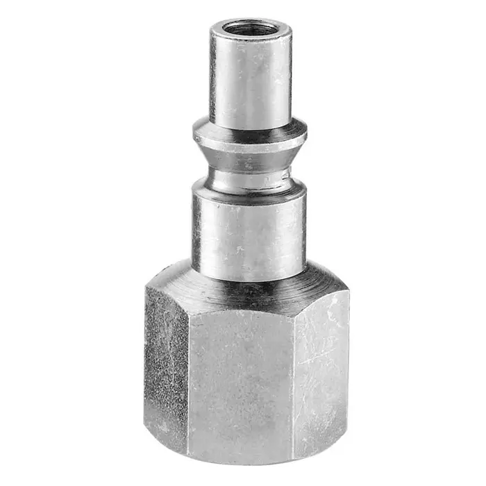 PREVOST Treated Steel Female Plug for Pneumatic Quick Connect Coupling, G 1/4 Female Threaded, ARP 066101P2 (Pack of 2)
