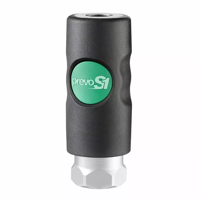 PREVOST Composite Body Female Safety Quick Connect Coupling, G 3/4 Female Threaded, ESI 111104EB