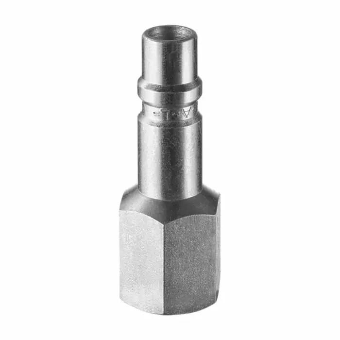 PREVOST Treated Steel Female Plug for Pneumatic Quick Connect Coupling, G 3/8 Female Threaded, IRP 116102