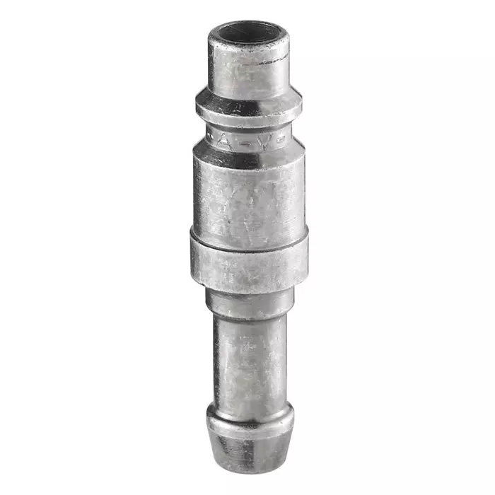 PREVOST Treated Steel Plug for Pneumatic Quick Connect Coupling, 8 mm Hose Barb, IRP 086808P