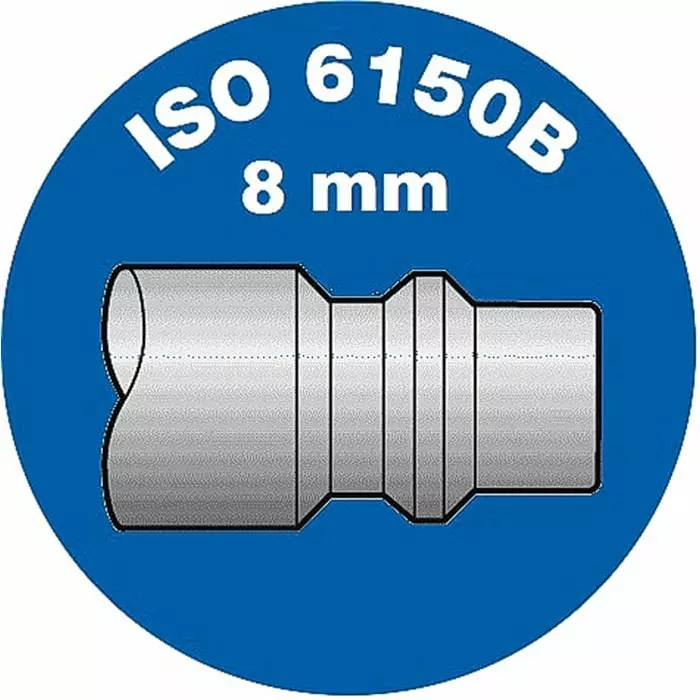 PREVOST Treated Steel Plug for Pneumatic Quick Connect Coupling, 8 mm Hose Barb, IRP 086808P