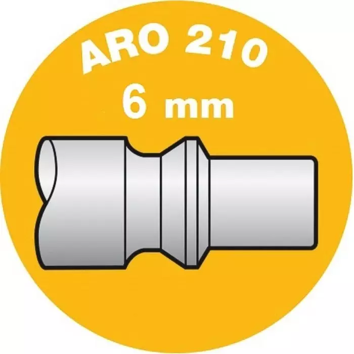 PREVOST Composite Body Safety Quick Connect Coupling, 6 mm Hose Barb, ASI 061806CP