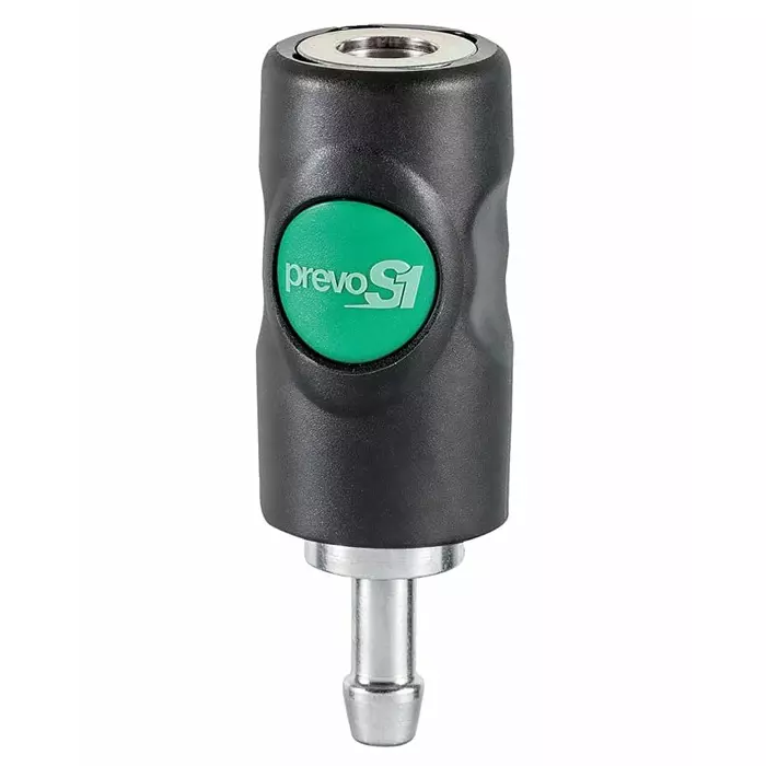 PREVOST Composite Body Safety Quick Connect Coupling, 13 mm Hose Barb, ESI 071813CP
