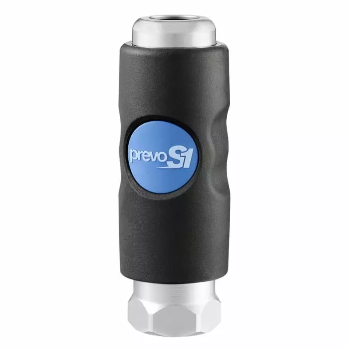 PREVOST Composite Body Female Safety Quick Connect Coupling, G 3/8 Female Threaded, ISI 111102EB