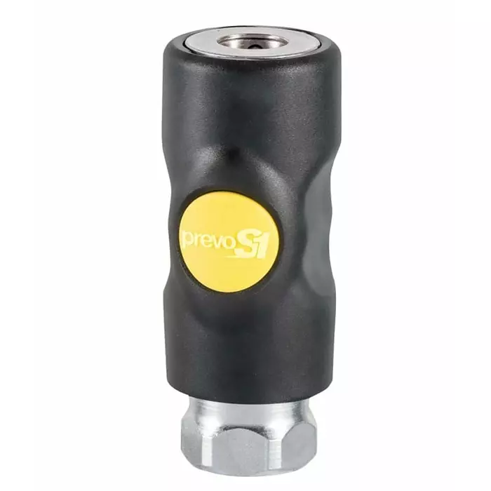 PREVOST Composite Body Male Safety Quick Connect Coupling, G 1/4 Male Threaded, ASI 061151CP
