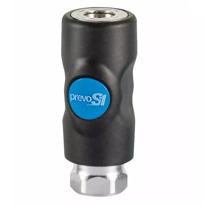 PREVOST Composite Body Female Safety Quick Connect Coupling, G 3/8 Female Threaded, ISI 061102CP