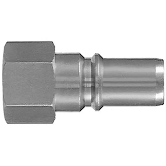 SMC Stainless Steel Male Coupler Nipple, 1/2 in Female 10 mm Female Thread, KK6P-04F