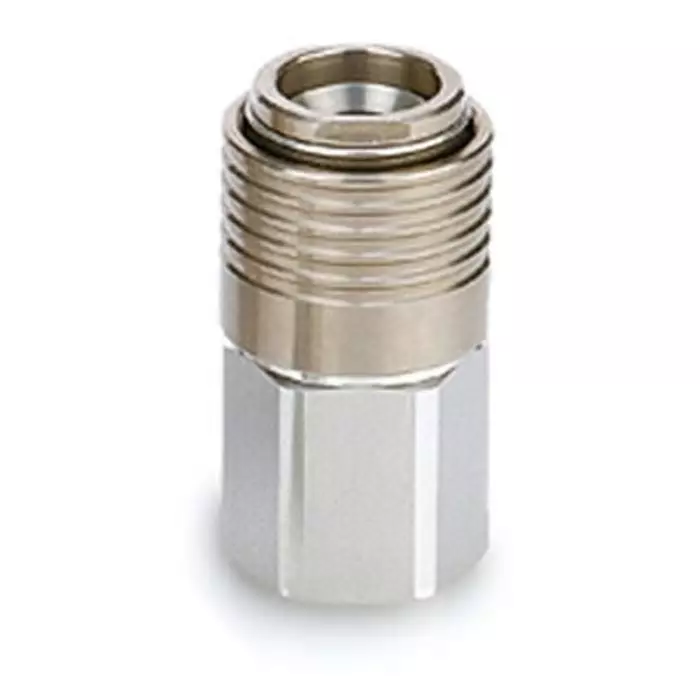 SMC Stainless Steel Female Coupler Nipple, 3/8 in Female Female Thread, KKA4S-03F