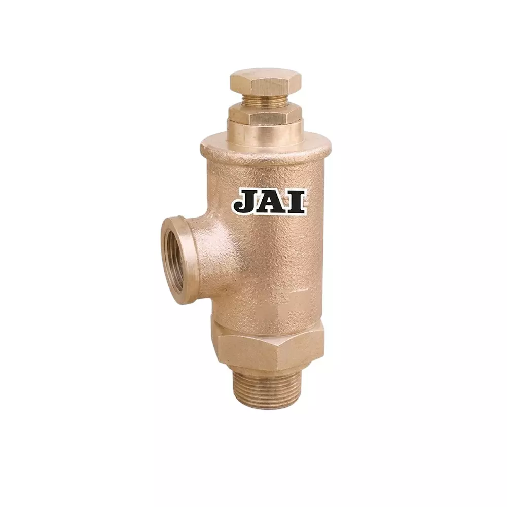 Jai Bronze Spring Relief Valve Angle Type Screwed Connection (Size Range : 15mm - 50mm)