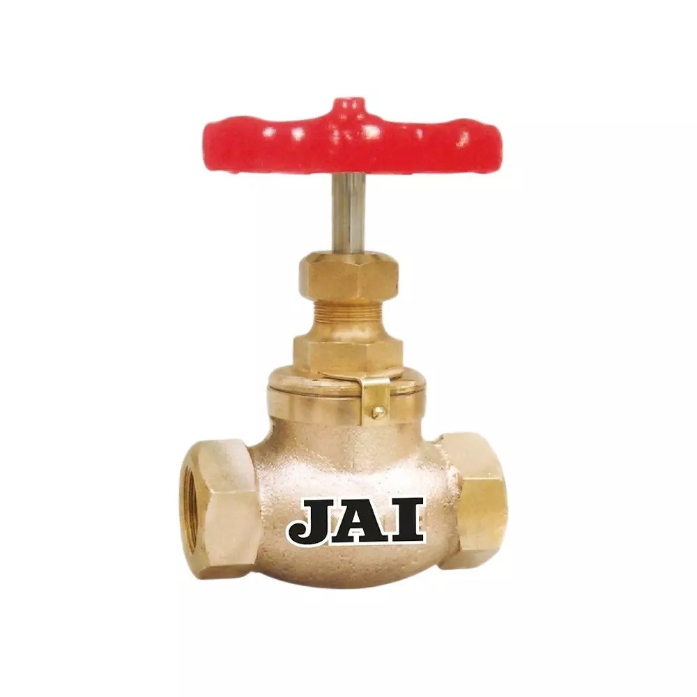 Jai Bronze Wheel Valve No. 5 Heavy Pattern Screwed Female Ends Connection 15 mm Size