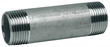 Valson Barrel Nipple BSP (Size- 1"X9" , Stainless Steel)