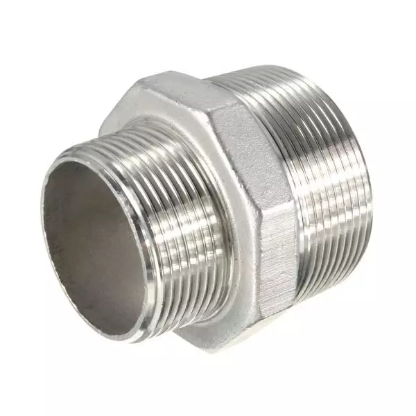 VIKAS 50.8mm(2 Inch) Stainless Steel 316 Hex Nipple