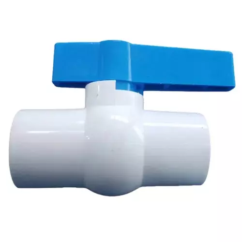 APL Apollo 63 mm (2 inch) uPVC Plain Fitting Compact Long Handle Ball Valve, PTCP032502