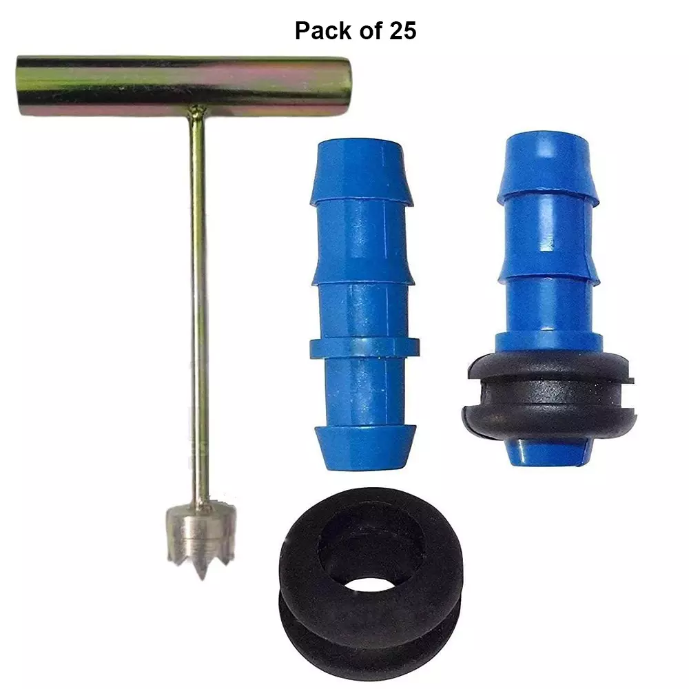 kamal-agrotech-16-mm-rubber-grommet-with-takeoff-metal-drill-bit-tool-for-pvc-pipe-pack-of-25