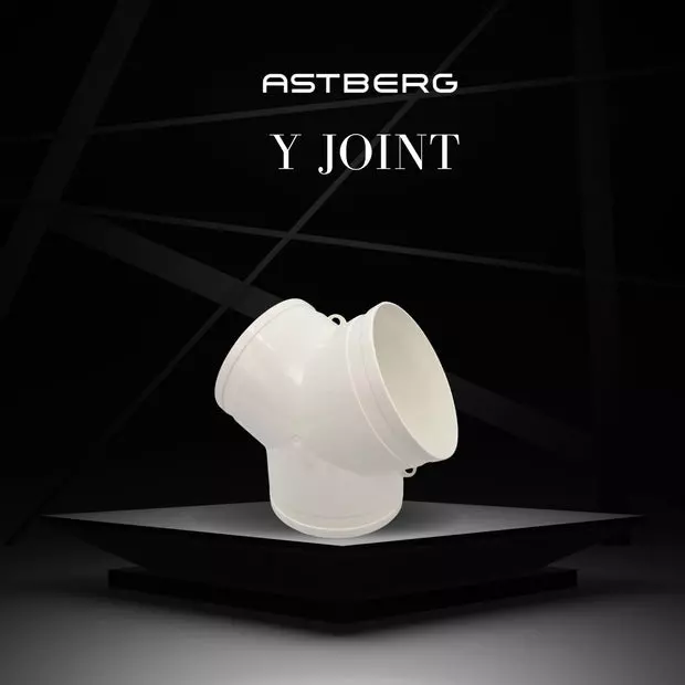 Astberg Y Joint PVC Y White 150 mm (6 inch), AYJ150