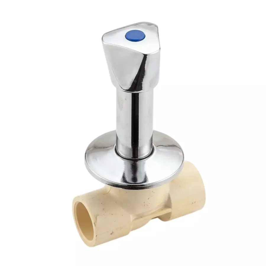 Prince SmartFit Plus Series Long Type Concealed Valve CPVC Fitting Triangle Shape & Size 1 inch (25 mm), IT101916