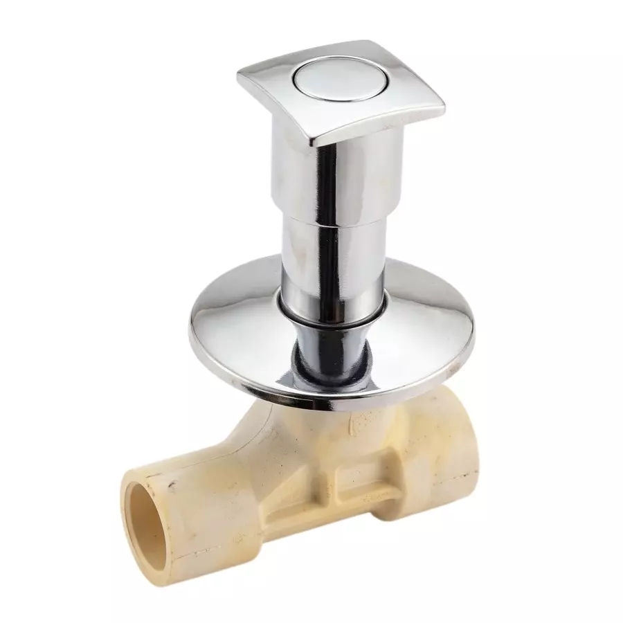 Prince SmartFit Plus Series Short Type Concealed Valve CPVC Fitting Square Shape & Size 1 inch (25 mm), IT101920