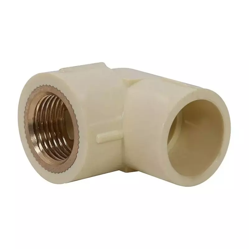 FITVIT Elbow 19.05x12.7 mm (3/4x1/2 Inch) CPVC Brass Fitting (Pack of 50)