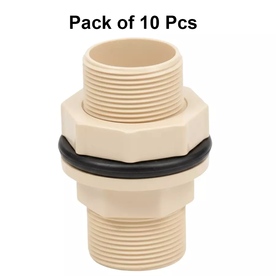 miraj-cpvc-tank-adaptor-plain-40-mm-off-white-fcf000000205-pack-of-10