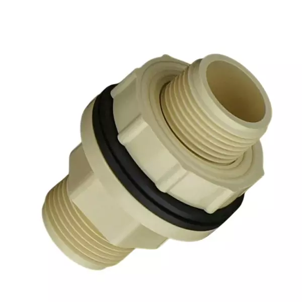 FITVIT Tank Nipple Threaded 19.05 mm (3/4 Inch) CPVC Pipe Fitting (Pack of 75)
