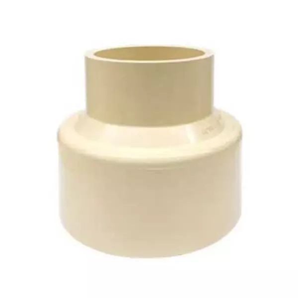 Prince SmartFit Plus Reducer Moulded Fittings CPVC 10.16x3.81 cm (4x1½ inch) Size, Cream
